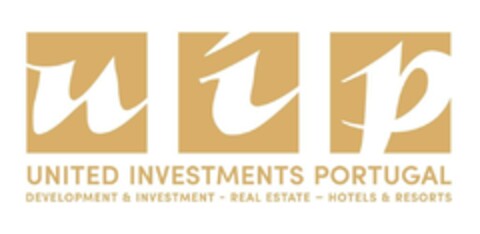 uip UNITED INVESTMENTS PORTUGAL DEVELOPMENT & INVESTMENT - REAL ESTATE - HOTELS & RESORTS Logo (EUIPO, 19.05.2024)