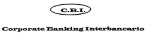 C.B.I. Corporate Banking Interbancario Logo (EUIPO, 01.02.1999)