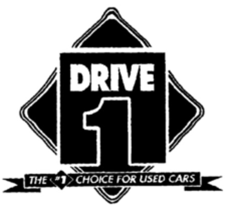 DRIVE 1 THE #1 CHOICE FOR USED CARS Logo (EUIPO, 04/06/1999)