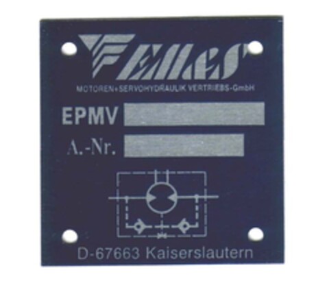 EPMV EM&S MOTOREN+SERVOHYDRAULIK VERTRIEBS-GmbH Logo (EUIPO, 03/11/2003)