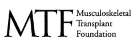 MTF Musculoskeletal Transplant Foundation Logo (EUIPO, 09.03.2004)