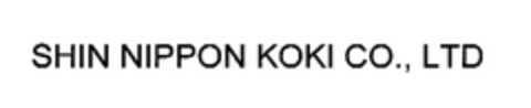 SHIN NIPPON KOKI CO., LTD Logo (EUIPO, 13.10.2004)