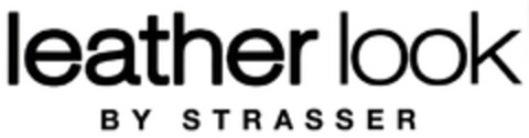 leather look BY STRASSER Logo (EUIPO, 04.04.2007)