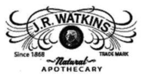 J.R. WATKINS Since 1868 TRADE MARK Natural APOTHECARY Logo (EUIPO, 20.11.2008)