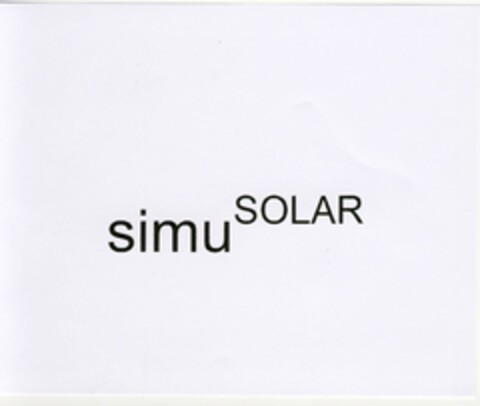 simu SOLAR Logo (EUIPO, 12.05.2009)