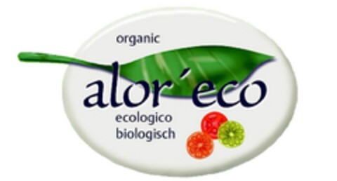 alor eco, organic, ecologico, biologisch Logo (EUIPO, 30.07.2011)