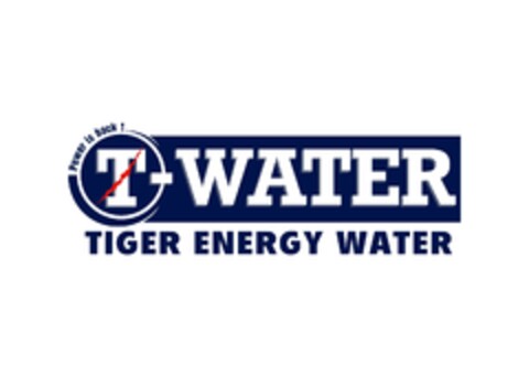 Power is back! T-WATER TIGER ENERGY WATER Logo (EUIPO, 01/17/2012)