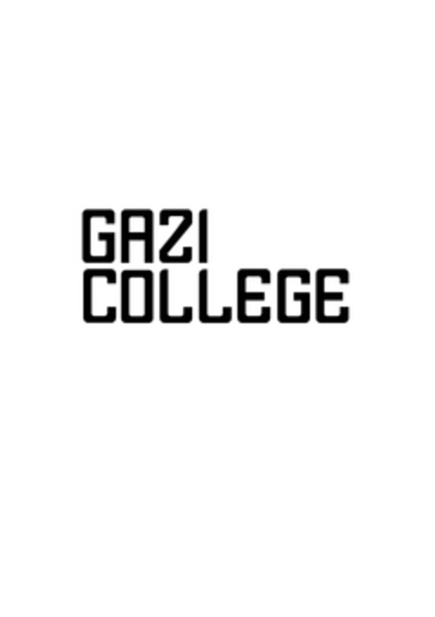 GAZI COLLEGE Logo (EUIPO, 30.03.2014)