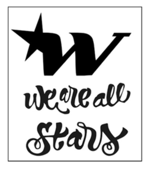 W WE ARE ALL STARS Logo (EUIPO, 17.06.2014)