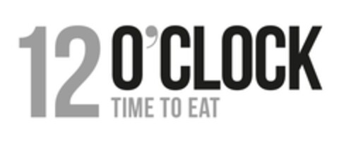 12 O'CLOCK TIME TO EAT Logo (EUIPO, 18.11.2014)