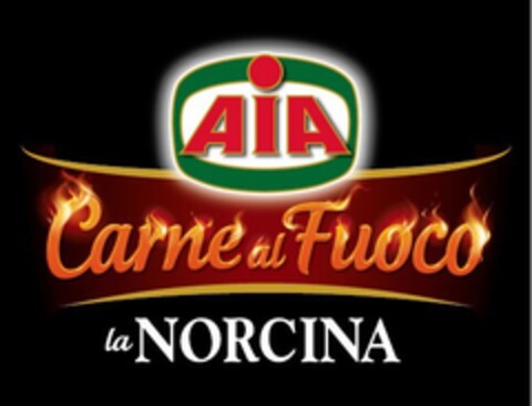 AIA CARNE AL FUOCO LA NORCINA Logo (EUIPO, 04/23/2015)