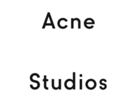 Acne Studios Logo (EUIPO, 09/21/2016)