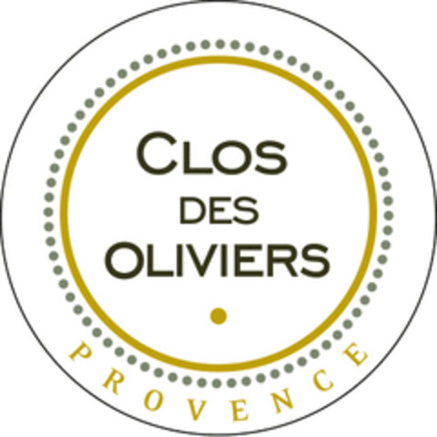 CLOS DES OLIVIERS PROVENCE Logo (EUIPO, 12.04.2018)