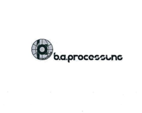 BA PROCESSING B.A. PROCESSING Logo (EUIPO, 03.04.2020)