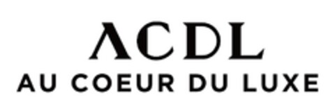 ACDL AU COEUR DU LUXE Logo (EUIPO, 31.07.2020)