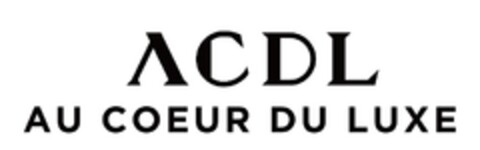 ACDL AU COEUR DU LUXE Logo (EUIPO, 07/31/2020)