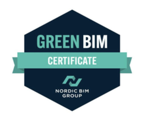 GREEN BIM CERTIFICATE NORDIC BIM GROUP Logo (EUIPO, 15.10.2021)