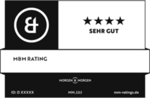 M&M RATING SEHR GUT Logo (EUIPO, 20.12.2021)