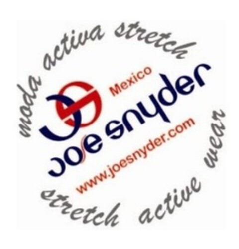 moda activa stretch JS Mexico JOE SNYDER www.joesnyder.com stretch active wear Logo (EUIPO, 09.06.2022)