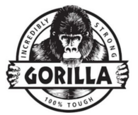 GORILLA INCREDIBLY STRONG 100% TOUGH Logo (EUIPO, 07.03.2023)