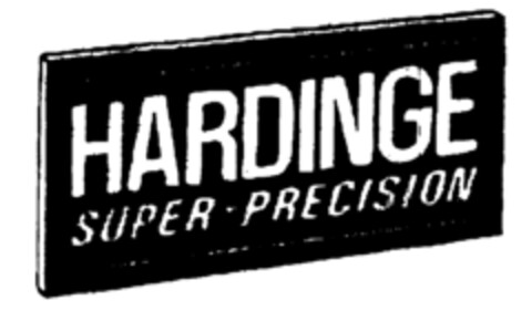 HARDINGE SUPER-PRECISION Logo (EUIPO, 01.04.1996)