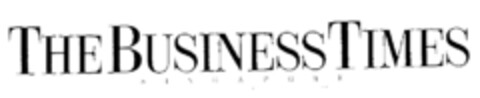 THE BUSINESS TIMES SINGAPORE Logo (EUIPO, 04/01/1996)