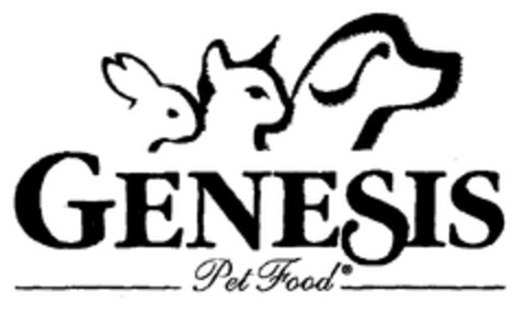 GENESIS Pet Food Logo (EUIPO, 06.11.1998)