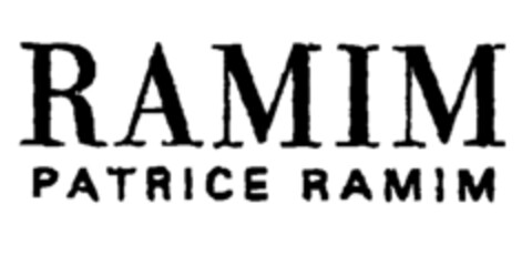 RAMIM PATRICE RAMIM Logo (EUIPO, 07.11.2000)