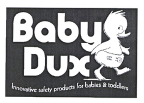 Baby Dux Innovative safety products for babies & toddlers Logo (EUIPO, 07/11/2003)