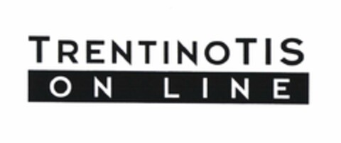 TRENTINOTIS ON LINE Logo (EUIPO, 27.10.2003)