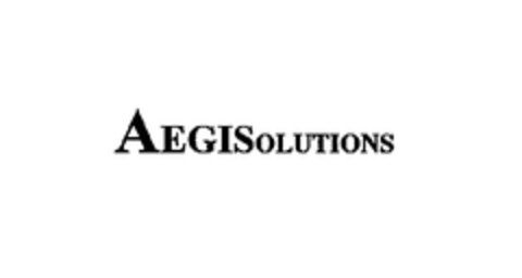 AEGISOLUTIONS Logo (EUIPO, 31.10.2003)