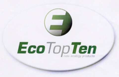 E Eco Top Ten new ecology products Logo (EUIPO, 22.03.2005)