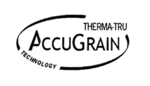 THERMA-TRU ACCUGRAIN TECHNOLOGY Logo (EUIPO, 04/28/2005)