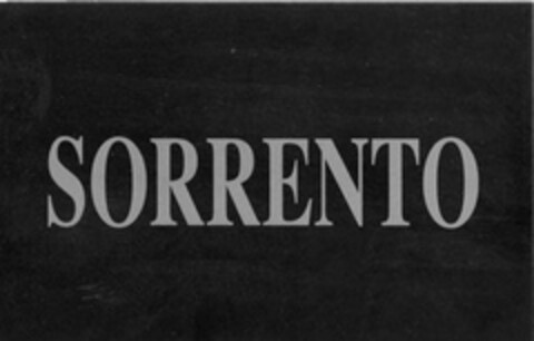 SORRENTO Logo (EUIPO, 20.06.2007)