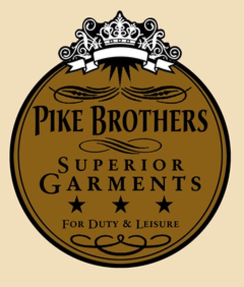 PIKE BROTHERS SUPERIOR GARMENTS FOR DUTY & LEISURE Logo (EUIPO, 28.03.2008)