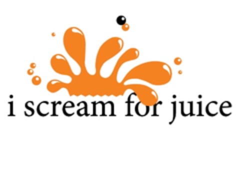 i scream for juice Logo (EUIPO, 16.03.2012)