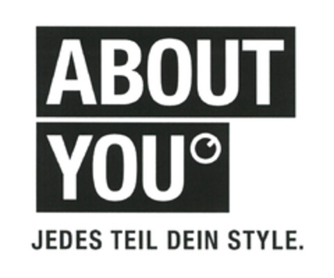 ABOUT YOU JEDES TEIL DEIN STYLE. Logo (EUIPO, 19.09.2014)