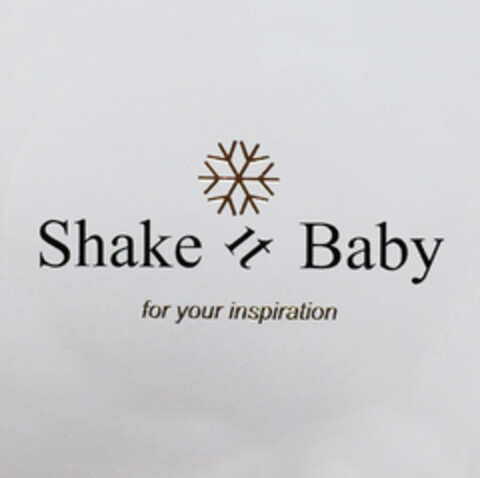 Shake it Baby for your inspiration Logo (EUIPO, 09.03.2017)