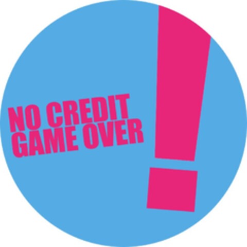 NO CREDIT GAME OVER! Logo (EUIPO, 14.04.2017)