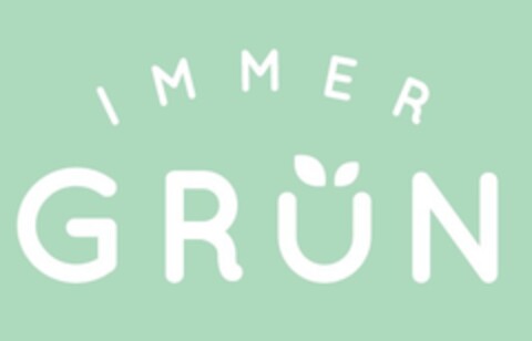 IMMER GRÜN Logo (EUIPO, 24.04.2017)