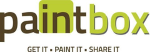 paintbox GET IT PAINT IT SHARE IT Logo (EUIPO, 05.05.2017)