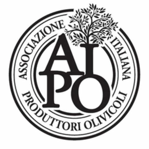 AIPO ASSOCIAZIONE ITALIANA PRODUTTORI OLIVICOLI Logo (EUIPO, 11.07.2017)