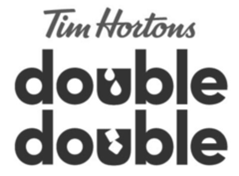 TIM HORTONS DOUBLE DOUBLE Logo (EUIPO, 08/01/2018)