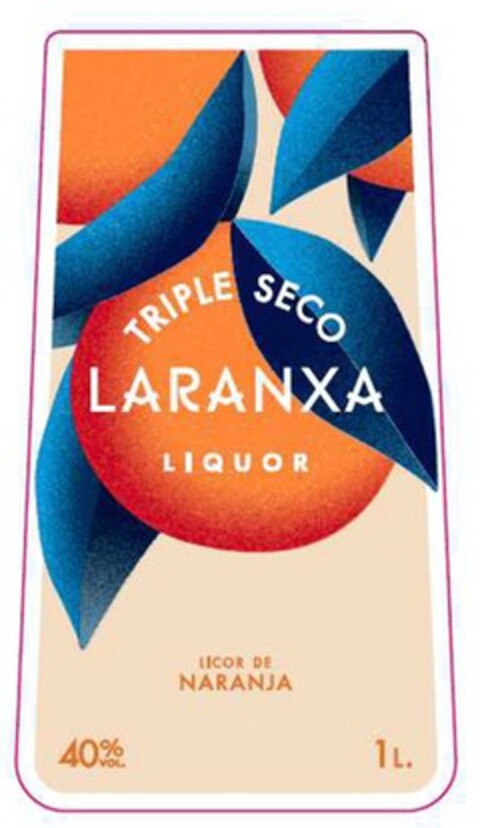 TRIPLE SECO LARANXA LIQUOR LICOR DE NARANJA 40% VOL. 1L. Logo (EUIPO, 13.05.2019)