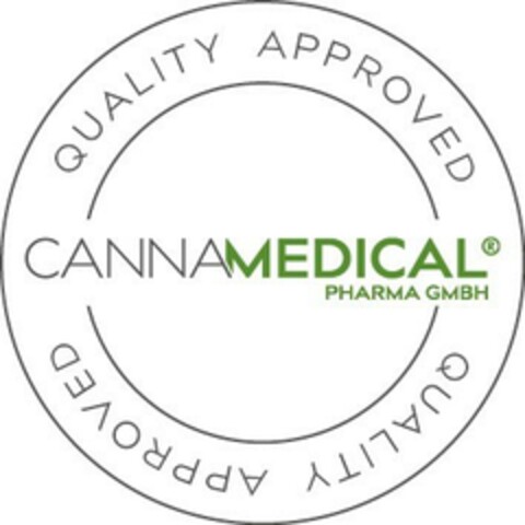 CANNAMEDICAL PHARMA GMBH QUALITY APPROVED Logo (EUIPO, 11/07/2019)