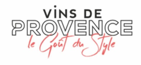 VINS DE PROVENCE le Goût du Style Logo (EUIPO, 12/16/2019)