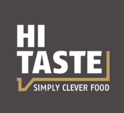 HI TASTE simply clever food Logo (EUIPO, 15.07.2020)