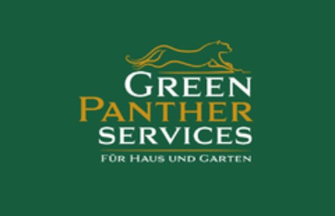 Green Panther Services Für Haus und Garten Logo (EUIPO, 08.03.2021)