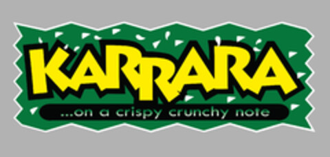 KARRARA ...on a crispy crunchy note Logo (EUIPO, 21.06.2021)