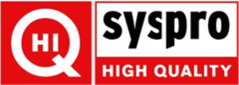 syspro; High Quality; HiQ Logo (EUIPO, 11.10.2021)